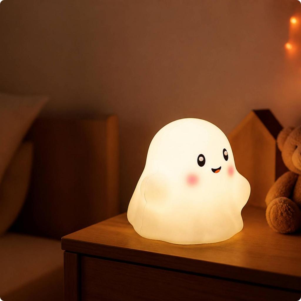 Ghost Night Light Touch-Controlled Lamp Dimmable for Bedroom, Kids, Babies