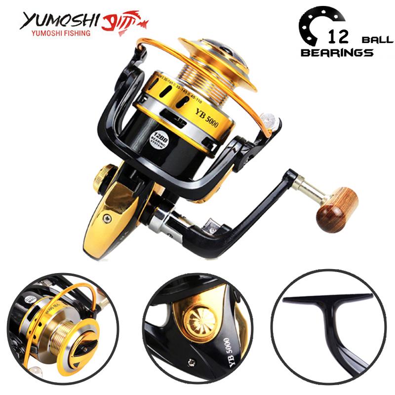 Buy Yumoshi 12BB YB2000 5.51 Fishing Reels Feeder Carp Metal Folding