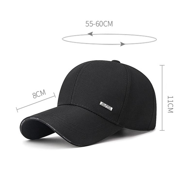 Spring Autumn Letter Baseball Cap Men's Summer Outdoor Sun Hat Cotton Sunscreen Hat