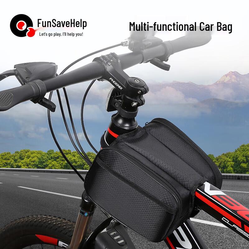 Quyoubang Outdoor Cycling Bicycle Top Tube Bag