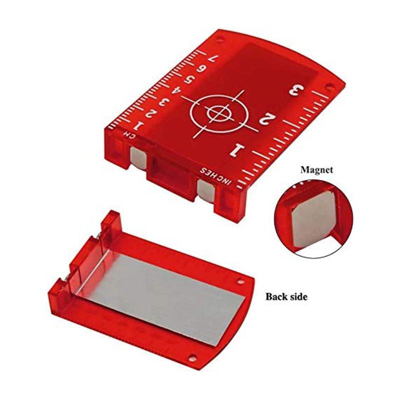 Magnetic Infrared Laser Level Target Reflector for Walls/Floors