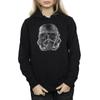 STAR WARS Womens/Ladies Stormtrooper Scribble Helmet Hoodie