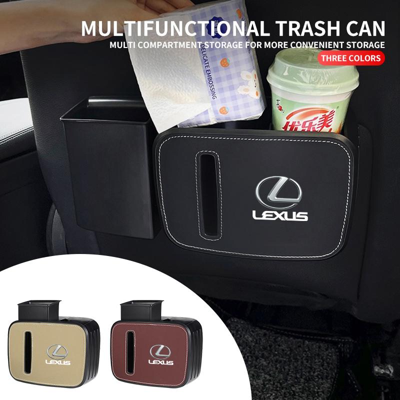 Car Multi-Functional Tissue Box Water Cup Holder Storage Box For Lexus FSPORT LBX NX RX 350h 450h ES UX 300e GS GX IS LS LX CT