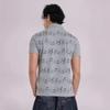 European and American Summer Trend Street Printed Gray Top