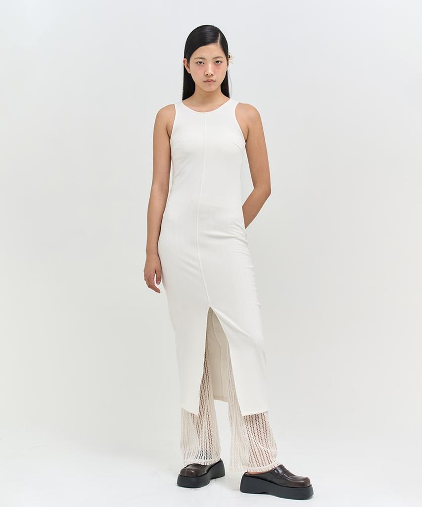 Editeom Concise Body Dress-Ivory