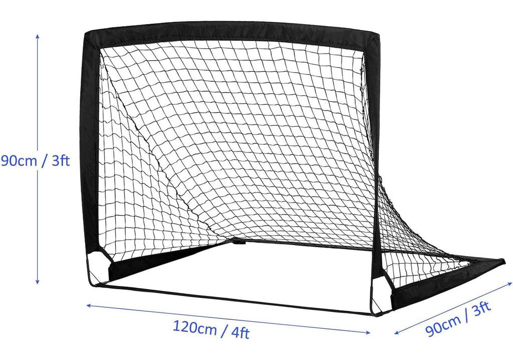 Portable Folding Soccer Goal for Kids - Movable Training Net Frame, Hot Selling