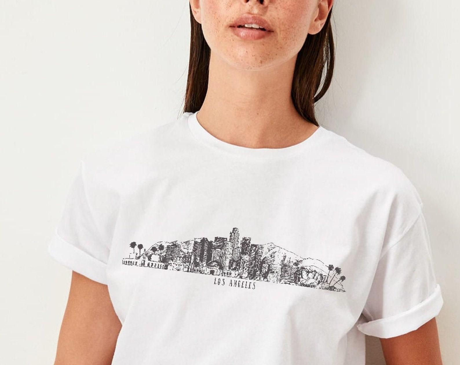 Los Angeles Shirt, LA shirt, Los Angeles T shirt, Skyline, Vintage California, Tumblr Shirt, California Shirt, CALI, Graphic Tees, UNISEX 3XL