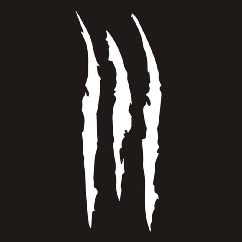 Monster Klaue Kratzer Streifen Markierungen Aufkleber Decals Dekor für Motorrad Auto Fahrrad