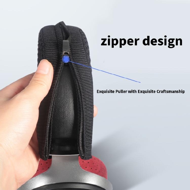 Headphone Headband Sleeve For Focal Clear mgPro Comfortable Fit Quality Fabric Guard With Smooth Opening Zippers