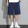 Men's Plus Size Bubble Fabric Sports Shorts, Loose Fit Drawstring Summer Shorts (5XL-12XL)