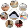 Non-slip Washable Carpet Stickers, Hardwood Corner Carpets, Prevent Carpet Movement and Piping, U-shaped Carpet Stickers