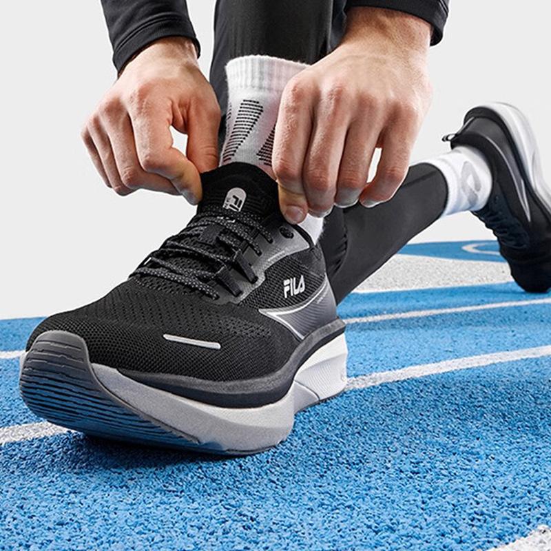 New FILA 3APANTHER Cushioning Lightweight Low-Top Running Shoes Men's Fish Gray A12M331104FBC