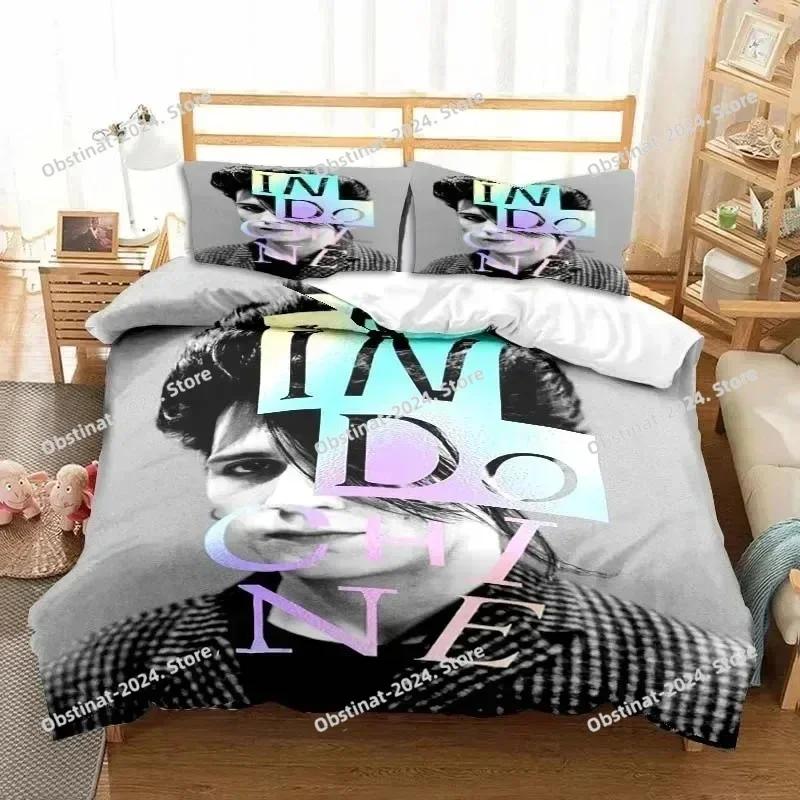 Set Biancheria da Letto con Stampa 3D Logo Roccia Indocina Matrimoniale Singolo King Copripiumino Piumone Federa Bambini Bambine Adulti Camera da Letto