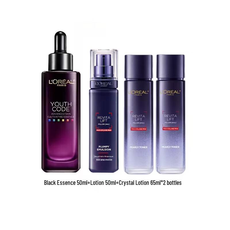 L Oréal Youth Code Skin Activating Ferment Essence 4-Piece Set