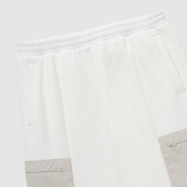 UMBRO Wayfinder Woven Bit Knit Jogger Pants Ivory (Uq121Cfp13)