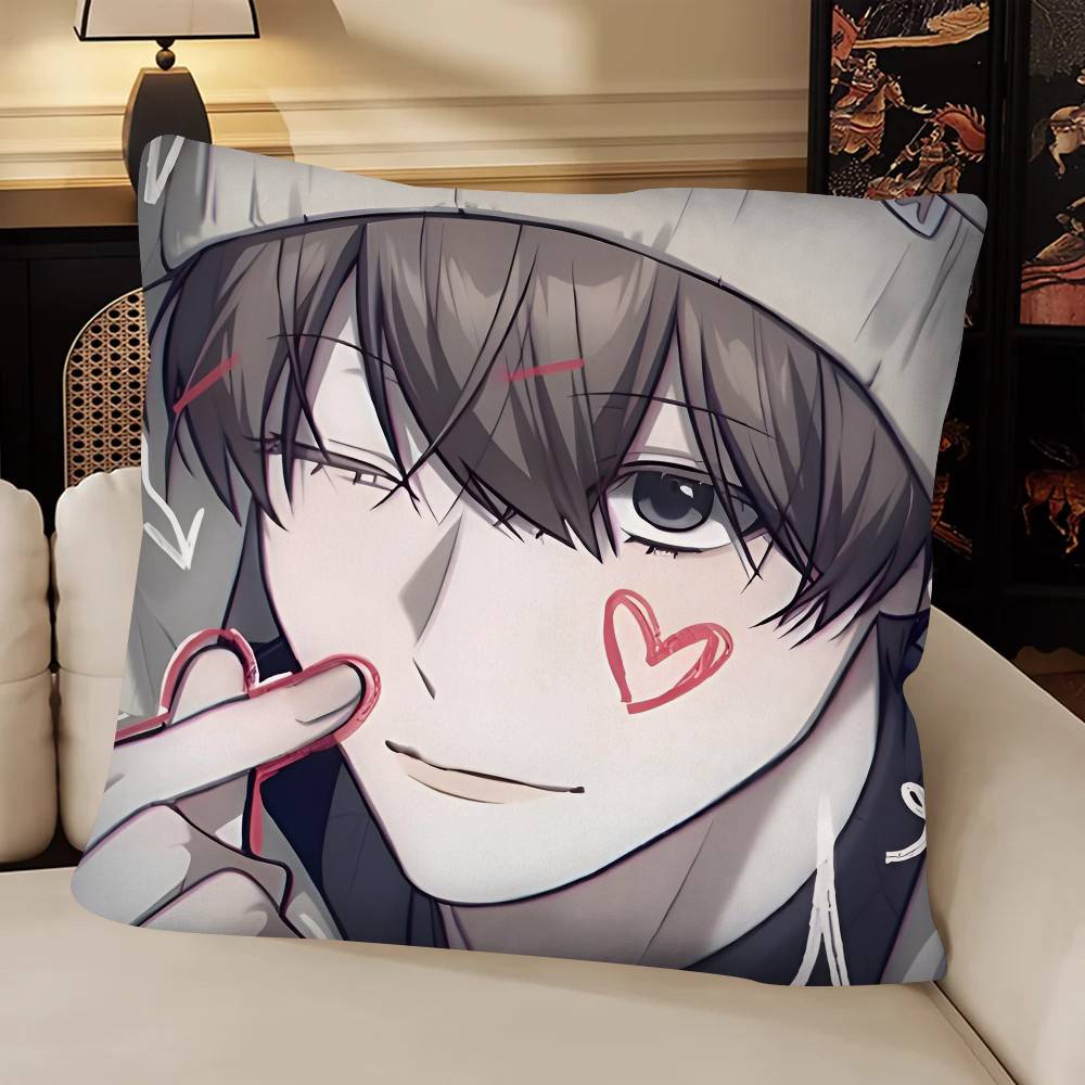 Anime VVirtual Strangers Pillow Case Fashion Square Pillowcase Bedroom Sofa Room Ins Decoration Leisure