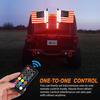 Nilight 2PCS 2FT RGB LED Whip Lights Spiral Chasing Dancing Lighted Antenna RF Remote Control for Can-Am ATV UTV RZR Polaris Dune Buggy Truck Bulbs 7