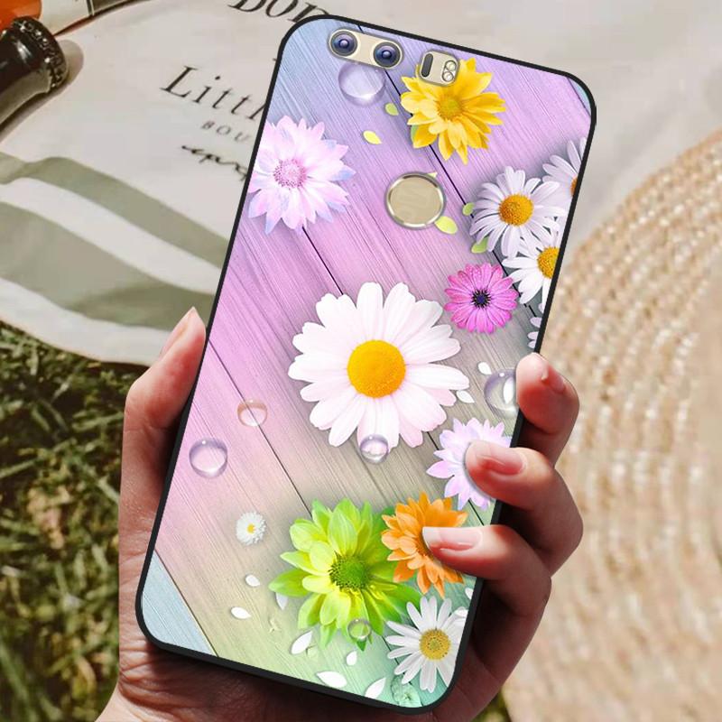 Pro Huawei Honor 8 5,2palcový kryt Silikonový zadní kryt Pouzdro na telefon pro Huawei Honor 8 Kryty Měkký nárazník coque Honor8 FRD-L19 Pouzdra