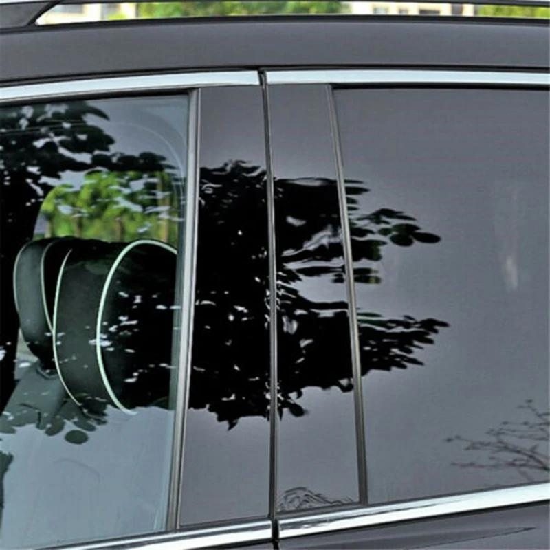 Car Window Pillar Posts Door Black Trims Cover Stickers for Chevrolet Impala 2014-2020 Auto Accessories