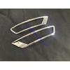 For Mazda CX-8 CX8 2018    ABS Chrome Rear Reflector Fog Light Lamp Cover Trim Bezel Frame Styling Garnish