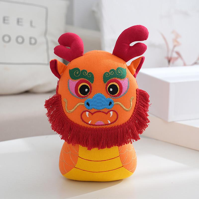 Adorable 2024 Dragon Plush Toy Soft Canvas Stuffed Animal Perfect For Gifts