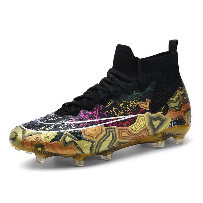 Fashion Men Football Boots Futsal Professional Original Society Football Boot TF/FG Artificial Grass Soccer Shoes for Men and Women