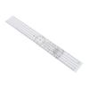 Angle Ruler Transparent Flexible Adjustable Geometry Measuring Tool for Artists Builders Designers Teachers Engineers