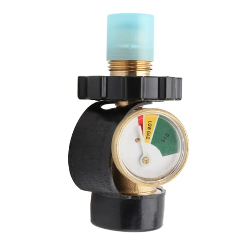 Cabilock Propane Tank Adapter Converts Propane Tanks with Gauge Gas Pressure Valve Connectors for Golden Propane Tanks