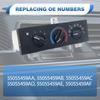 55055459AE 55055459AF for Dodge Ram Van 6 Cyl 3.9L, 8 Cyl 5.2L, 8 Cyl 5.9L 1998-2003 AC Heater Manual Climate Temp Control Panel