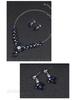 2022 Summer Retro Crystal Necklace & Earrings Set - European & American Fashion