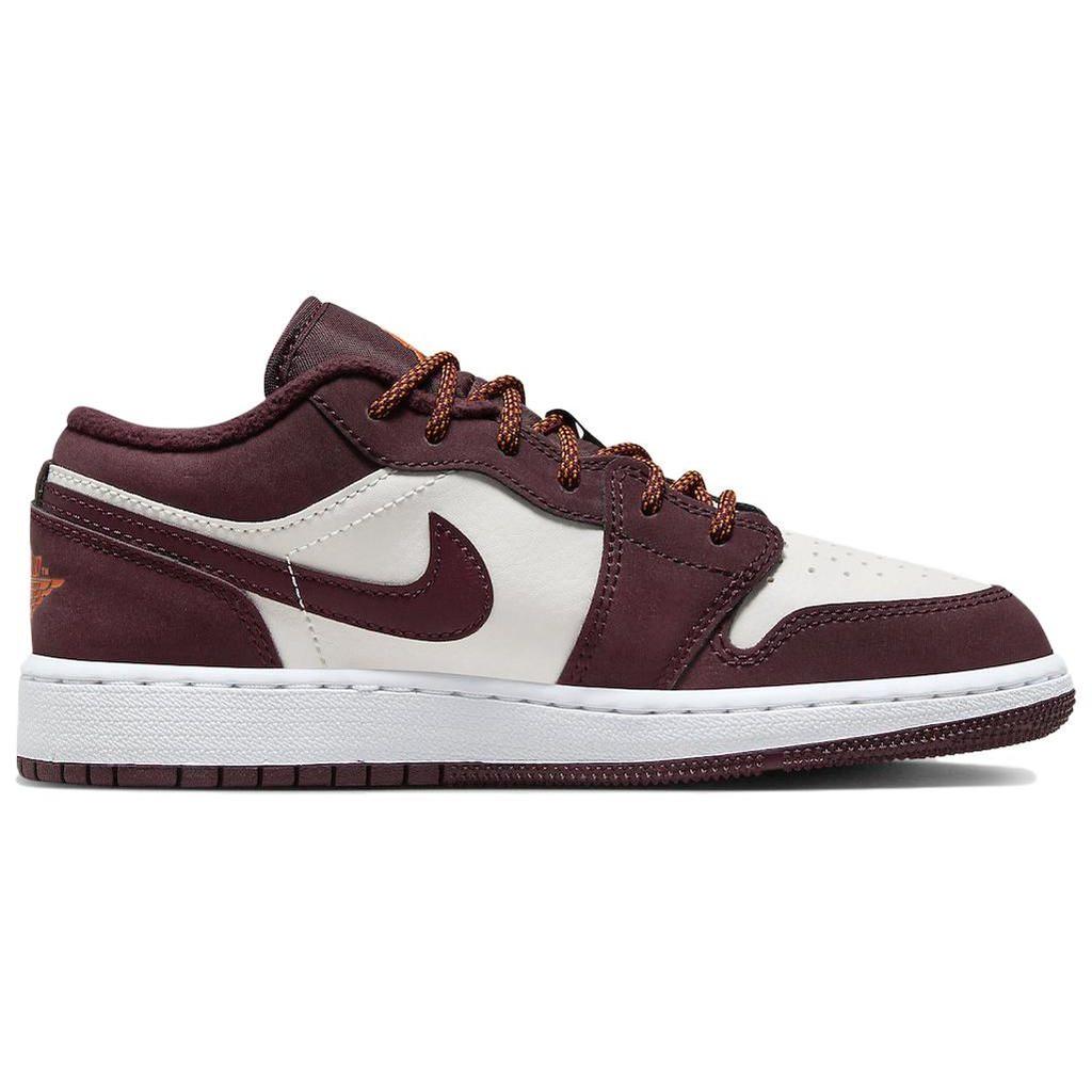 Air Jordan 1 Low GS Night Maroon White Phantom Total Orange 553560 068 Joom