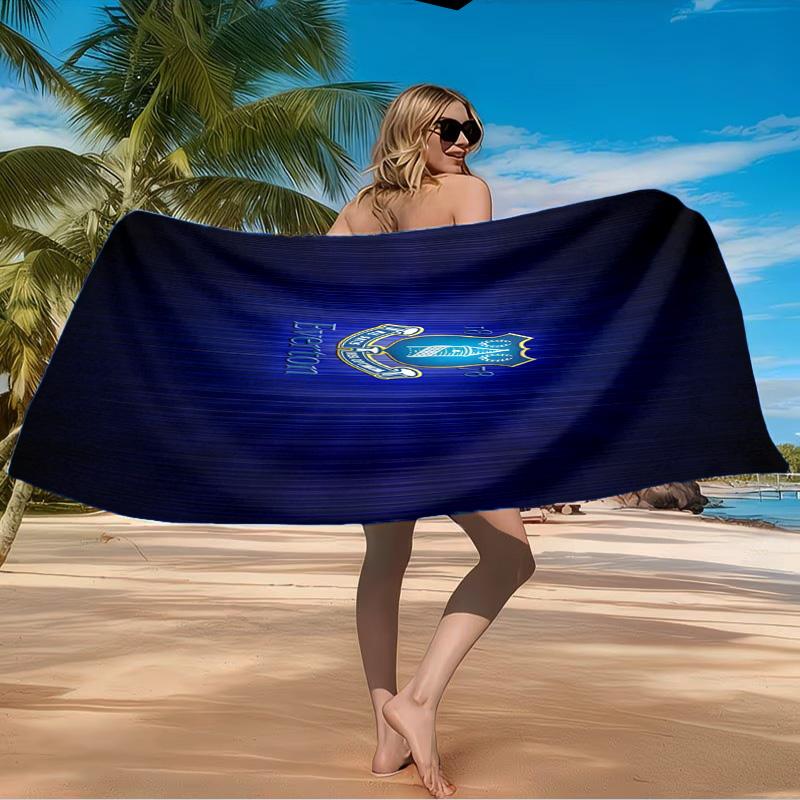 Football Club Everton Beach Towel Microfiber Beach Towel, Lightweight and Quick-Dry, for Summer Travel, Swimming Pool Fan Birthday Gift
