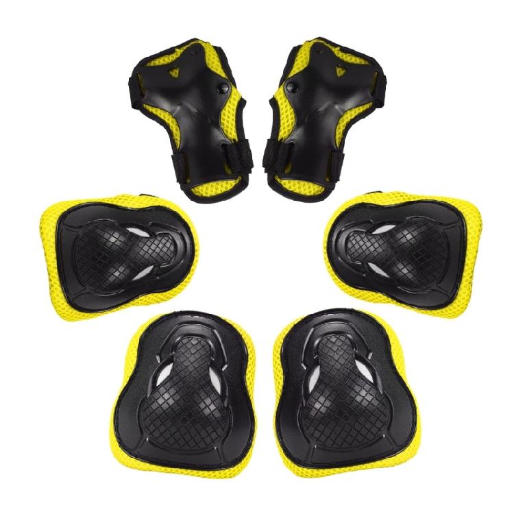 Child Roller Skating Protective Gear Set Adjustable Skating Knee Elbow Pad Hand Guard for 3-8 Boy Girl Skateboarding