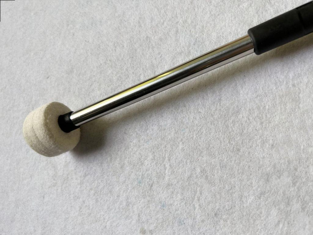 Professional Stainless Steel Bass Drum Mallet for Marching Band
