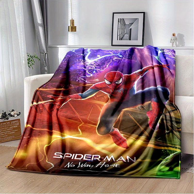 1pc Spider-Man Printing Blanket - Soft, All-Season Throw for Living Room, Bedroom,Personalized Gift with Adorable Cartoon Design