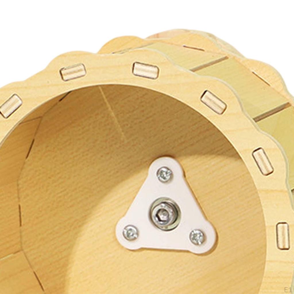 Hamster Wooden Balance Wheel Toy Fitness Supplies Cage Height Adjustable Hedgehog Small Animal