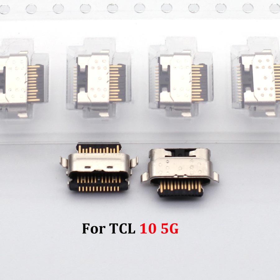 5PCS USB Charge Port Jack For TCL 10 Plus 10L 10SE 20 5G 20 Pro Se XE 20L 20R 20Y 30 40 405 408 Dock Connector Charging Socket