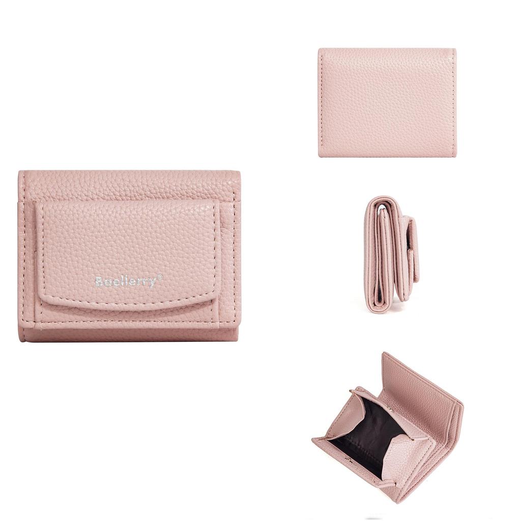 Women's Baellerry Japanese High-End Tri-Fold Wallet & Coin Purse