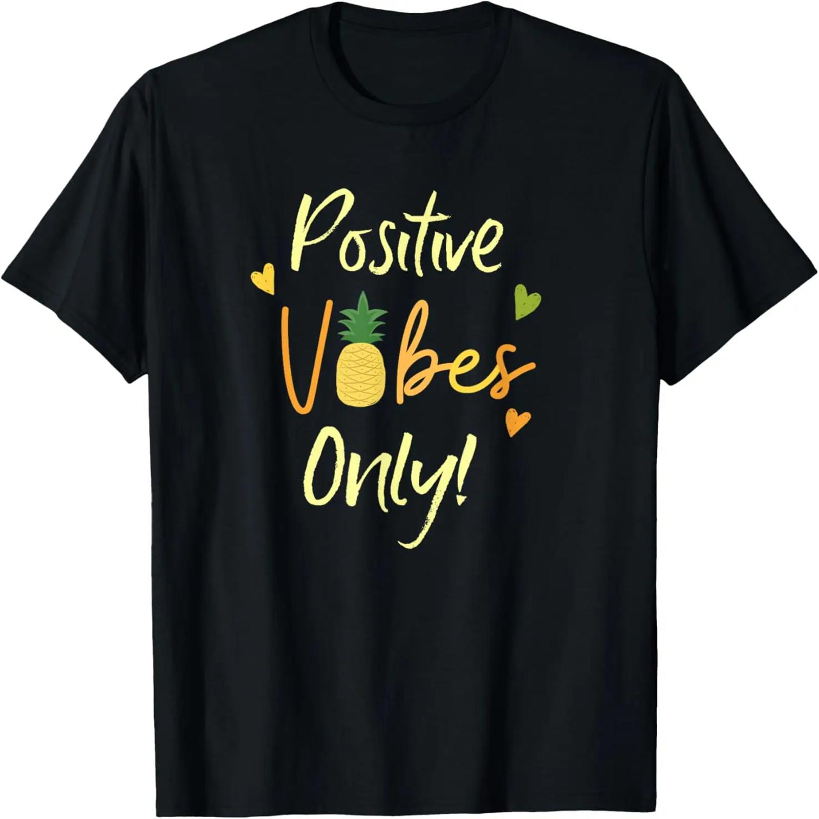 Positive Vibe Only Transfer Day Infertility IVF Pineapple T-Shirt S
