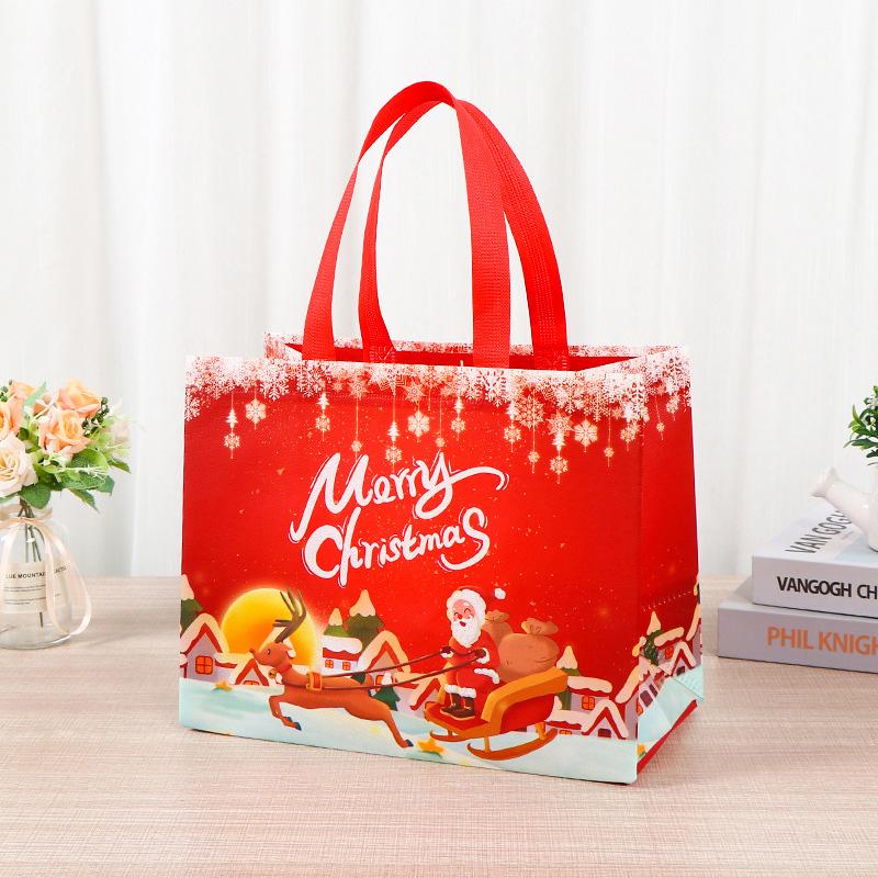 Christmas Gift Bags Large Capacity Gift Bag Wedding Gifts for Guests Christmas Candy Bags Santa Sacks Suministros Navideños