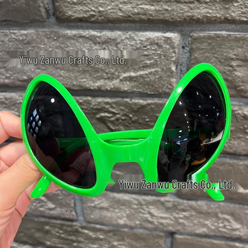 Инопланетные очки-скульптуры из песка - Красочные и преувеличенные солнцезащитные очки для маскарадной вечеринки