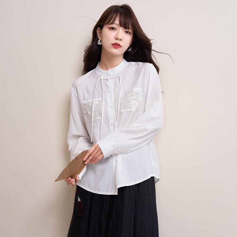 

Mokana Women s Urban Casual Long-Sleeve Shirt L