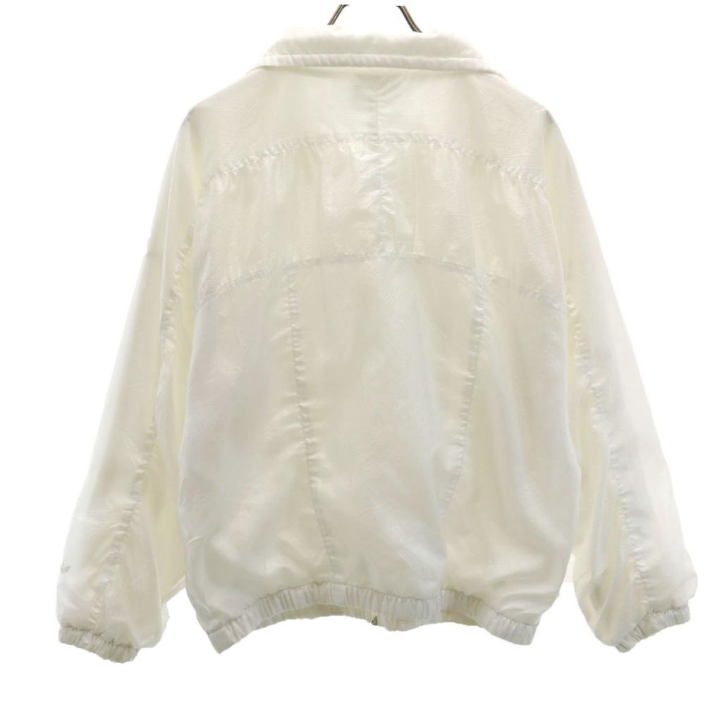 Adidas 80s Trefoil Logo Vintage Zip Jacket White Men's Used