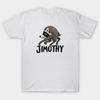 Asian Size Cotton Unisex Tshirt Print T-shirt Jimothy Raccoon Meme T-shirt No-Cut Print Regular Fit