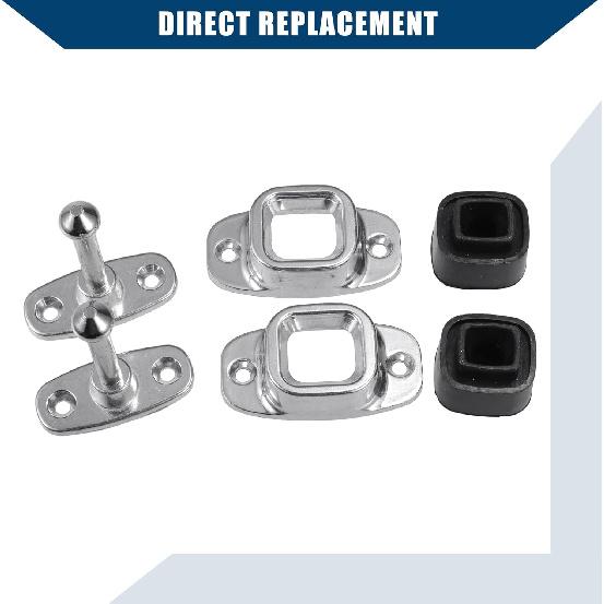 Wohnmobiltürhalter/Kolben und Buchse Anhängertürhalter für Auto Wohnmobil Reiseanhänger LKW-Anhänger Schuppentür/Langlebig / 2er-Set