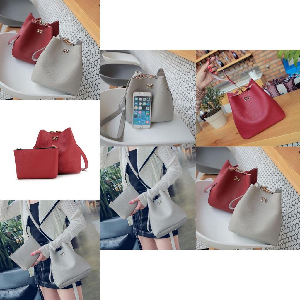 Premium Quality New Fashion Bucket Bag For Women In Elegant Pure Color Design