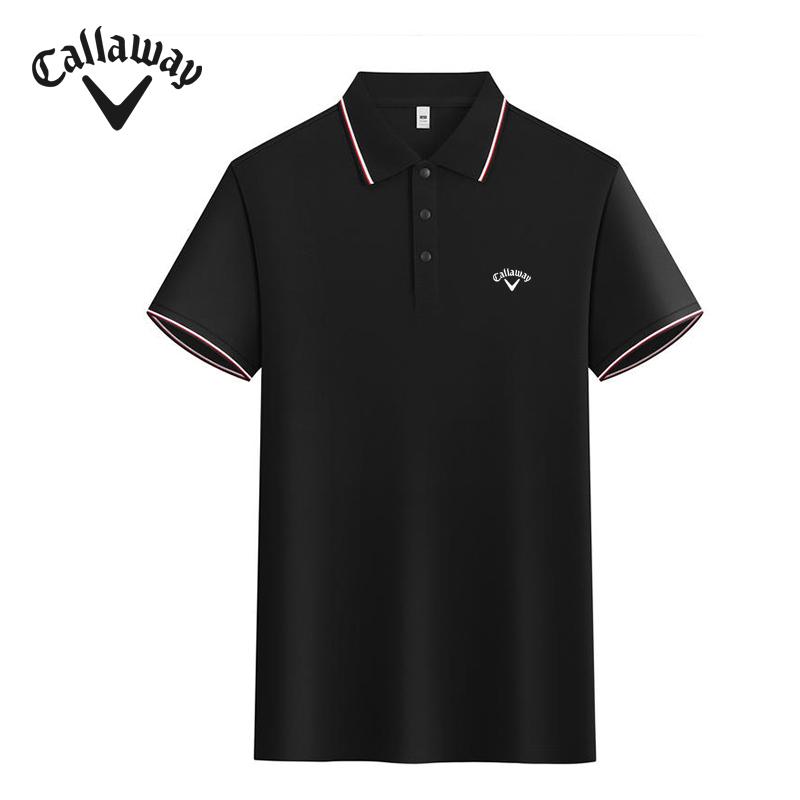 FN601 Callaway 2026 Лето Женская Вышитая Высококачественная Хлопковая Рубашка-Поло XS