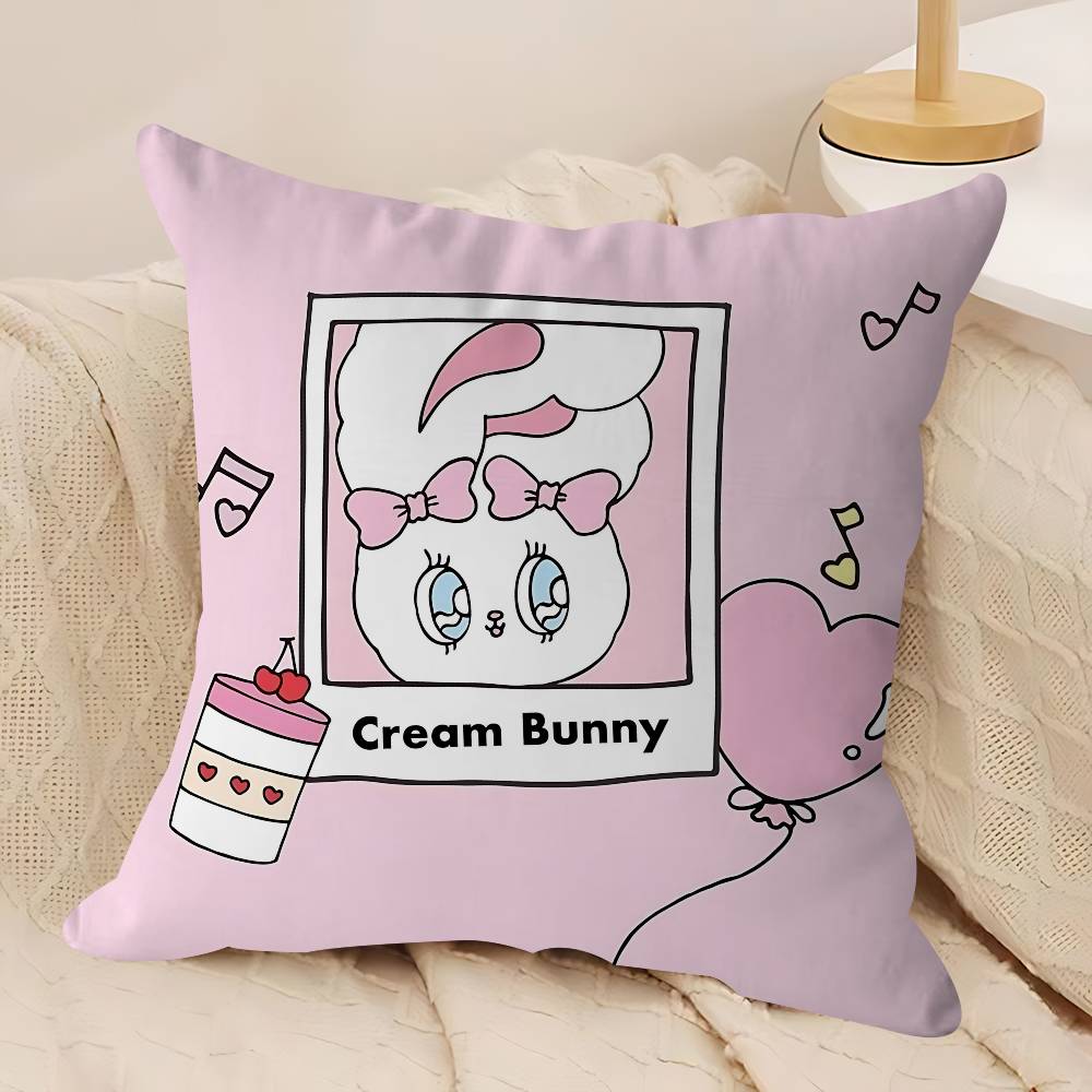 Niedlicher E-Esther B-Bunny Kissenbezug Sofakissenbezug Heimzimmerdekoration Kindergeschenk