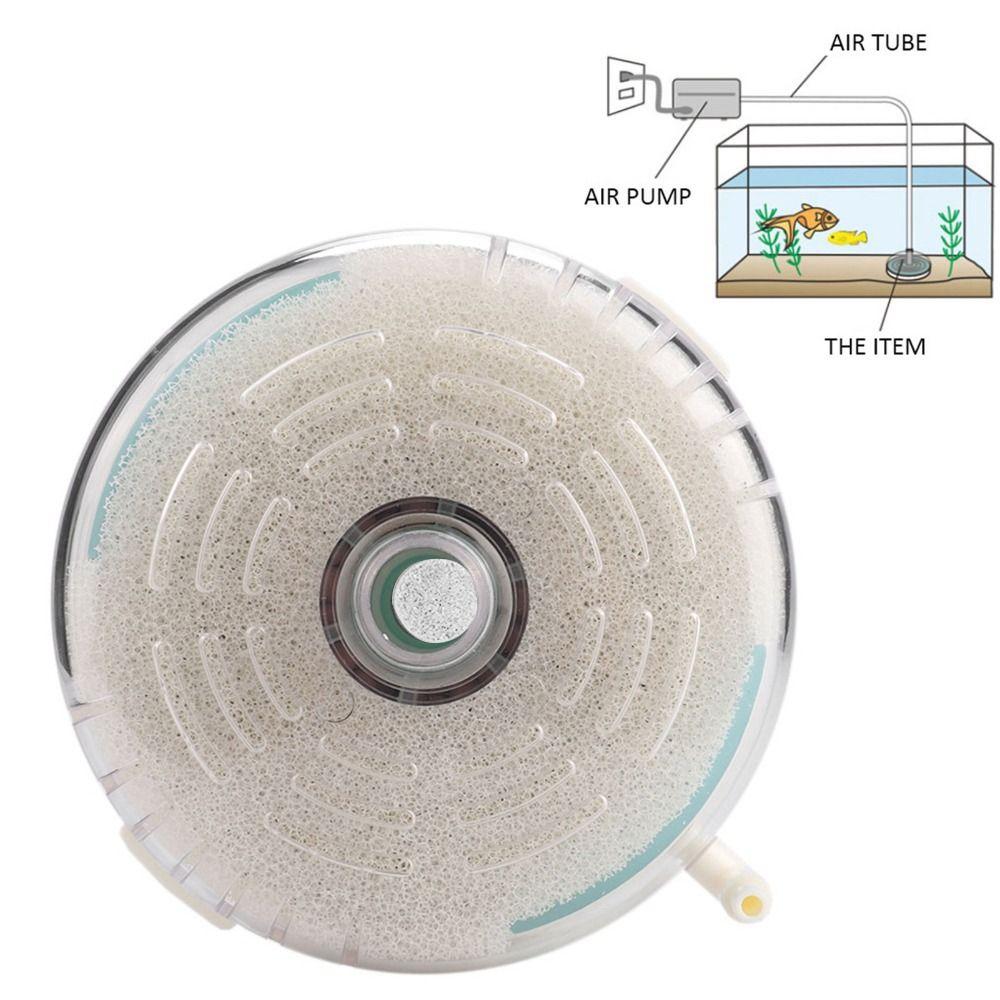 Mini Filter Ultra Thin Aquarium Filter Submersible Round Shape Sponge Filter Sponge Mini Aquarium Filter Fish Tanks