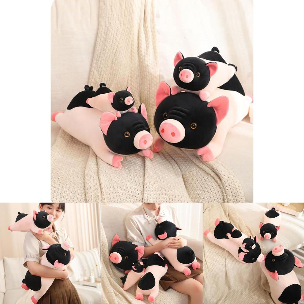 Adorable Cartoon Animal Plush Pig Pillow Soft Toy Perfect For Kids Birthday Gift